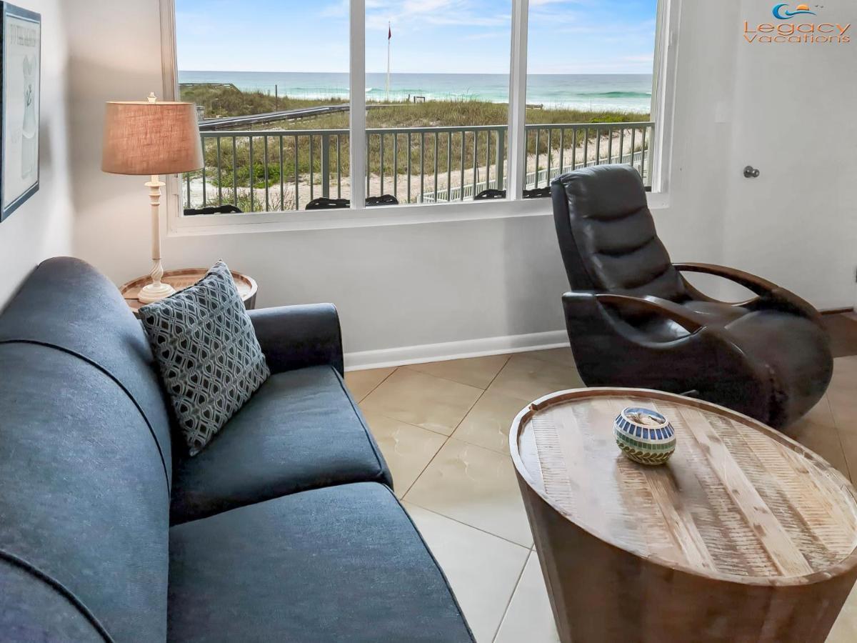 Is9-Cozy Upstairs Beachfront Condo - King Beds Форт Уолтон Бич Экстерьер фото